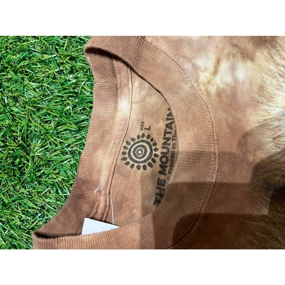 Vintage Y2K The Mountain 2013 Lion Animal Tie Dye T-Shirt - Picture 5 of 7